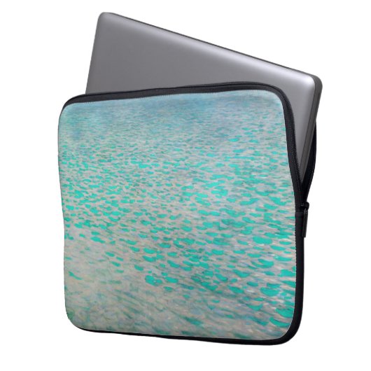 Gustav Klimt - Attersee Laptopschutzhülle (Vorderseite Links)