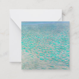 Gustav Klimt - Attersee Mitteilungskarte