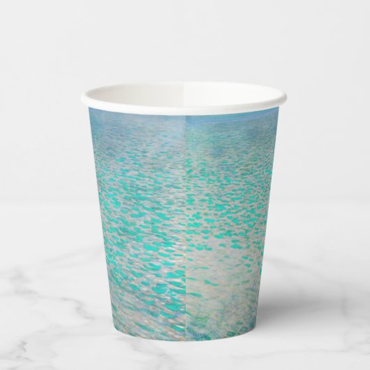 Gustav Klimt - Attersee Pappbecher (Links)