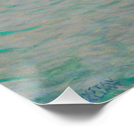 Gustav Klimt Attersee Poster (Ecke)