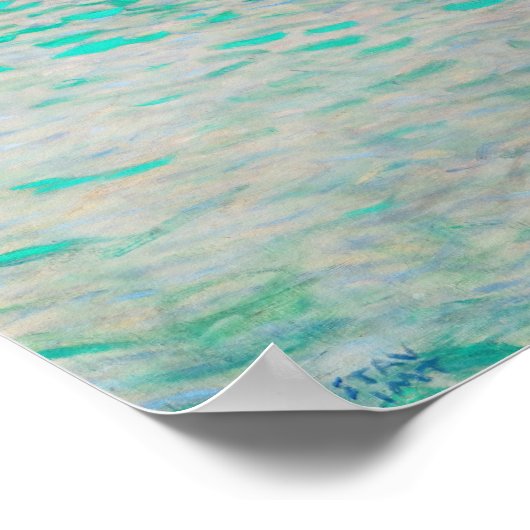 Gustav Klimt - Attersee Poster (Ecke)