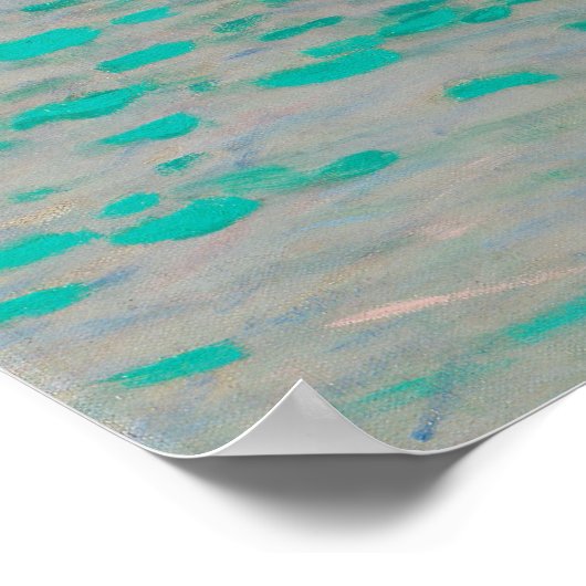 Gustav Klimt Attersee Poster (Ecke)