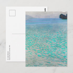 Gustav Klimt - Attersee Postkarte