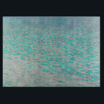 Gustav Klimt - Attersee Schneidebrett<br><div class="desc">Attersee - Gustav Klimt,  Öl auf Leinwand,  1910</div>