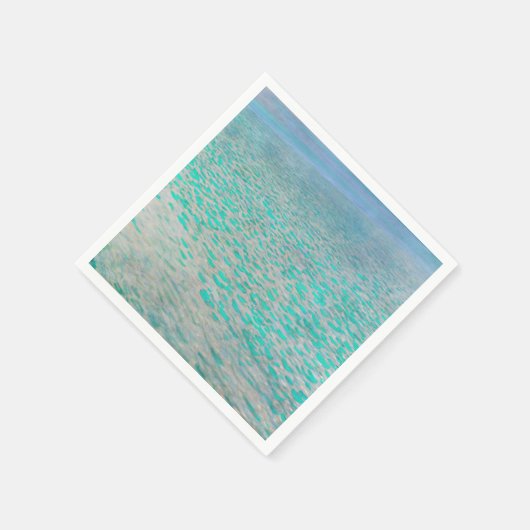 Gustav Klimt - Attersee Serviette (Ecke)