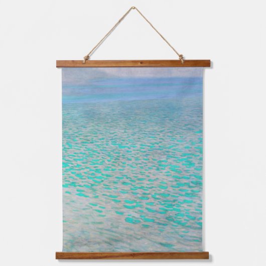 Gustav Klimt - Attersee Wandteppich Mit Holzrahmen (Vorderseite)