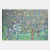 Gustav Klimt - Auswahl der Meisterwerke im Garten Geschenkpapier Set (Vorderseite 3)