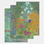 Gustav Klimt - Auswahl der Meisterwerke im Garten Geschenkpapier Set<br><div class="desc">Gustav Klimt - Gartenmeisterschaften Auswahl: - Blumengarten - 1905-1907 - Garten mit Sonnenblumen / Bauerngarten mit Sonnenblumen - 1905-1906 - Rosenbüsche unter den Bäumen / Rose unter den Bäumen - 1905</div>