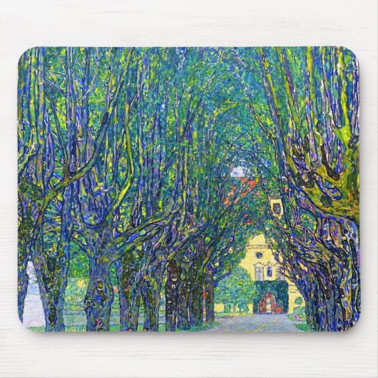 Gustav Klimt Avenue Schloss Kammer Park Mousepad (Vorne)