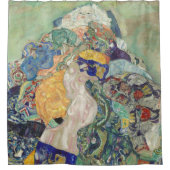 Gustav Klimt - Baby (Cradle) Fine Art Duschvorhang (Vorderseite)