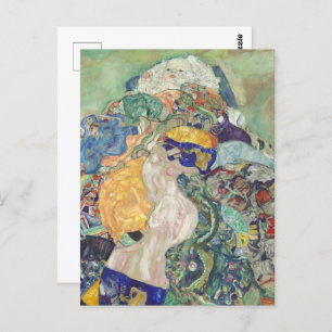 Gustav Klimt - Baby (Cradle) Fine Art Postkarte