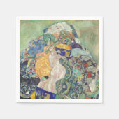 Gustav Klimt - Baby (Cradle) Fine Art Serviette (Vorderseite)