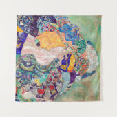 Gustav Klimt - Baby / Cradle Fleece Wandteppich (Vorderseite (Horizontal))