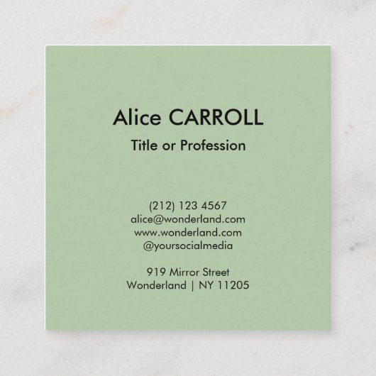 Gustav Klimt - Baby / Cradle - QR-Code Quadratische Visitenkarte (Rückseite)