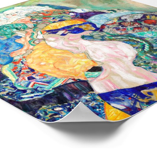 Gustav Klimt, Baby Cradle, schöne Kunst Poster (Ecke)