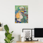 Gustav Klimt Baby Wiege 1978 Altes berühmtes Gemäl Poster (Heimbüro)