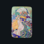 Gustav Klimt - Baby / Wiege Badematte<br><div class="desc">Baby / Cradle - Gustav Klimt,  Öl auf Leinwand,  1917-1918</div>