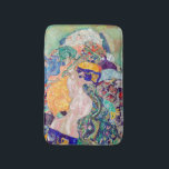 Gustav Klimt - Baby / Wiege Badematte<br><div class="desc">Baby / Cradle - Gustav Klimt,  Öl auf Leinwand,  1917-1918</div>