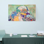 Gustav Klimt - Baby / Wiege Banner (Messeveranstaltung)