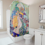 Gustav Klimt - Baby / Wiege Duschvorhang<br><div class="desc">Baby / Cradle - Gustav Klimt,  Öl auf Leinwand,  1917-1918</div>