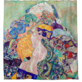 Gustav Klimt - Baby / Wiege Duschvorhang (Vorderseite)