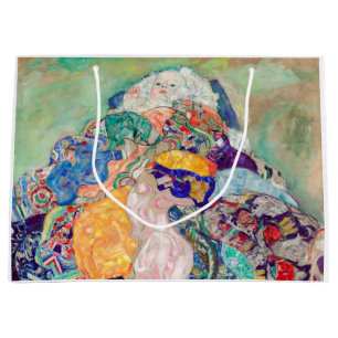 Gustav Klimt - Baby / Wiege Große Geschenktüte