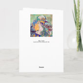 Gustav Klimt - Baby / Wiege Karte (Rückseite)