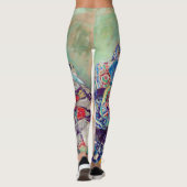 Gustav Klimt - Baby / Wiege Leggings (Rückseite)