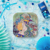 Gustav Klimt - Baby / Wiege Pappteller (Party)