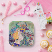 Gustav Klimt - Baby / Wiege Pappteller (Party)