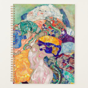 Gustav Klimt - Baby / Wiege Planer