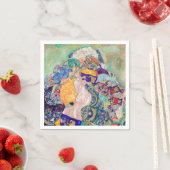 Gustav Klimt - Baby / Wiege Serviette (Beispiel)