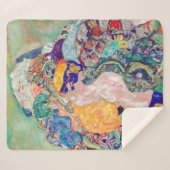 Gustav Klimt - Baby / Wiege Sherpadecke (Vorderseite (Horizontal))