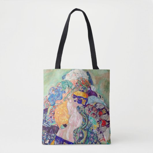 Gustav Klimt - Baby / Wiege Tasche (Vorderseite)