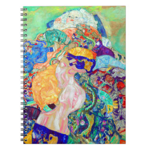 Gustav Klimt Babywanne Notizblock