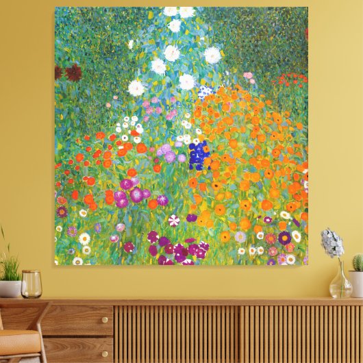 Gustav Klimt - Bauerngarten (1907) Leinwanddruck (Insitu (Wohnzimmer))