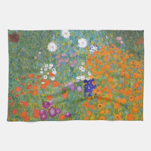 Gustav Klimt // Bauerngarten // Bauerngarten Küchentuch (Horizontal)