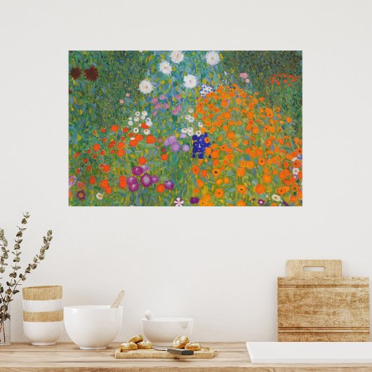 Gustav Klimt // Bauerngarten // Bauerngarten Poster (Küche)