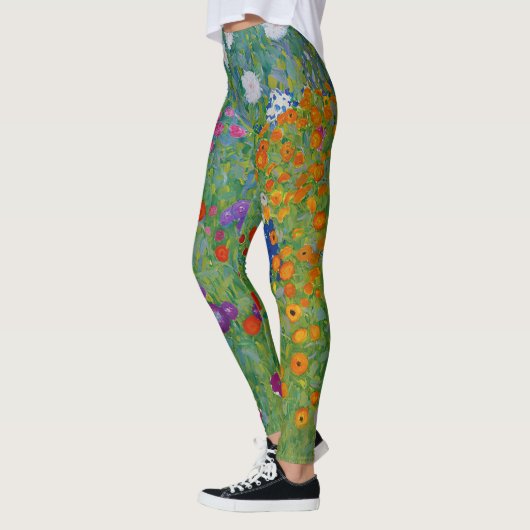 Gustav Klimt Bauerngarten Fantastische Bergwelten Leggings (Links)