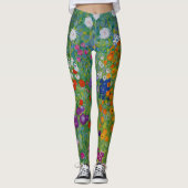 Gustav Klimt Bauerngarten Fantastische Bergwelten Leggings (Vorderseite)