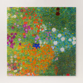 Gustav Klimt Bauerngarten Fantastische Bergwelten Puzzle (Horizontal)