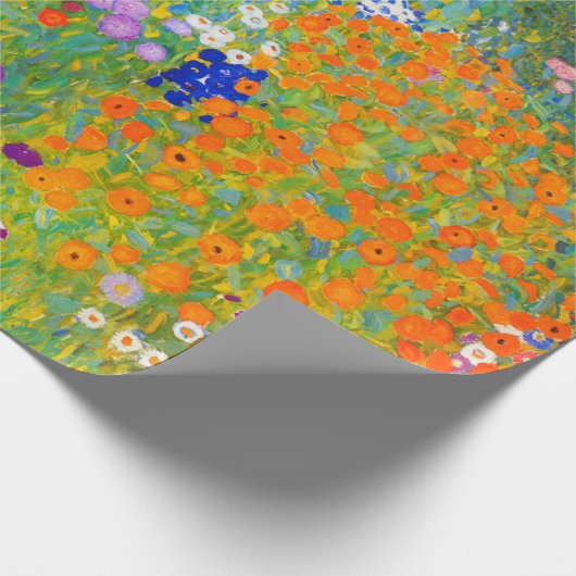 Gustav Klimt Bauerngarten Frische Pasta machen Geschenkpapier (Ecke)