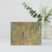 Gustav Klimt - Bauerngarten mit Crucifix Postkarte (Stehend Vorderseite)