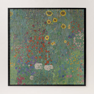 Gustav Klimt, Bauerngarten mit Sonnenblumen Puzzle