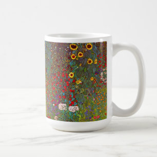 Gustav Klimt Bauerngarten mit Sonnenblumen Tasse