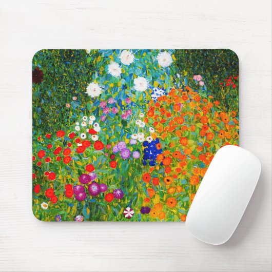 Gustav Klimt , "Bauerngarten" Mousepad (Mit Mouse)