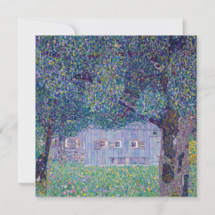 Gustav Klimt - Bauernhaus in Oberösterreich Einladung