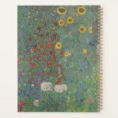 Gustav Klimt - Bauernhof Garten mit Sonnenblumen Planer (Rückseite)
