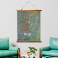 Gustav Klimt - Bauernhof Garten mit Sonnenblumen