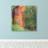 Gustav Klimt - Bauernhof im Saal Attersee Leinwanddruck (Insitu (Holzboden))